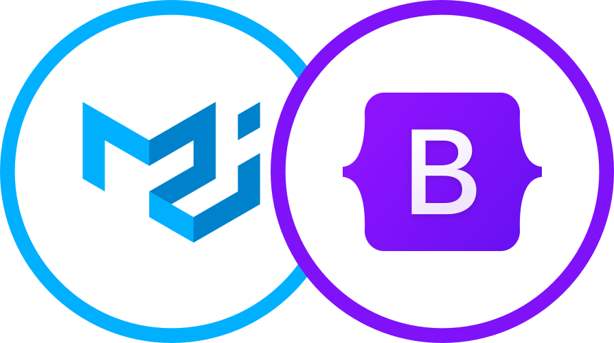 Material UI & Bootstrap